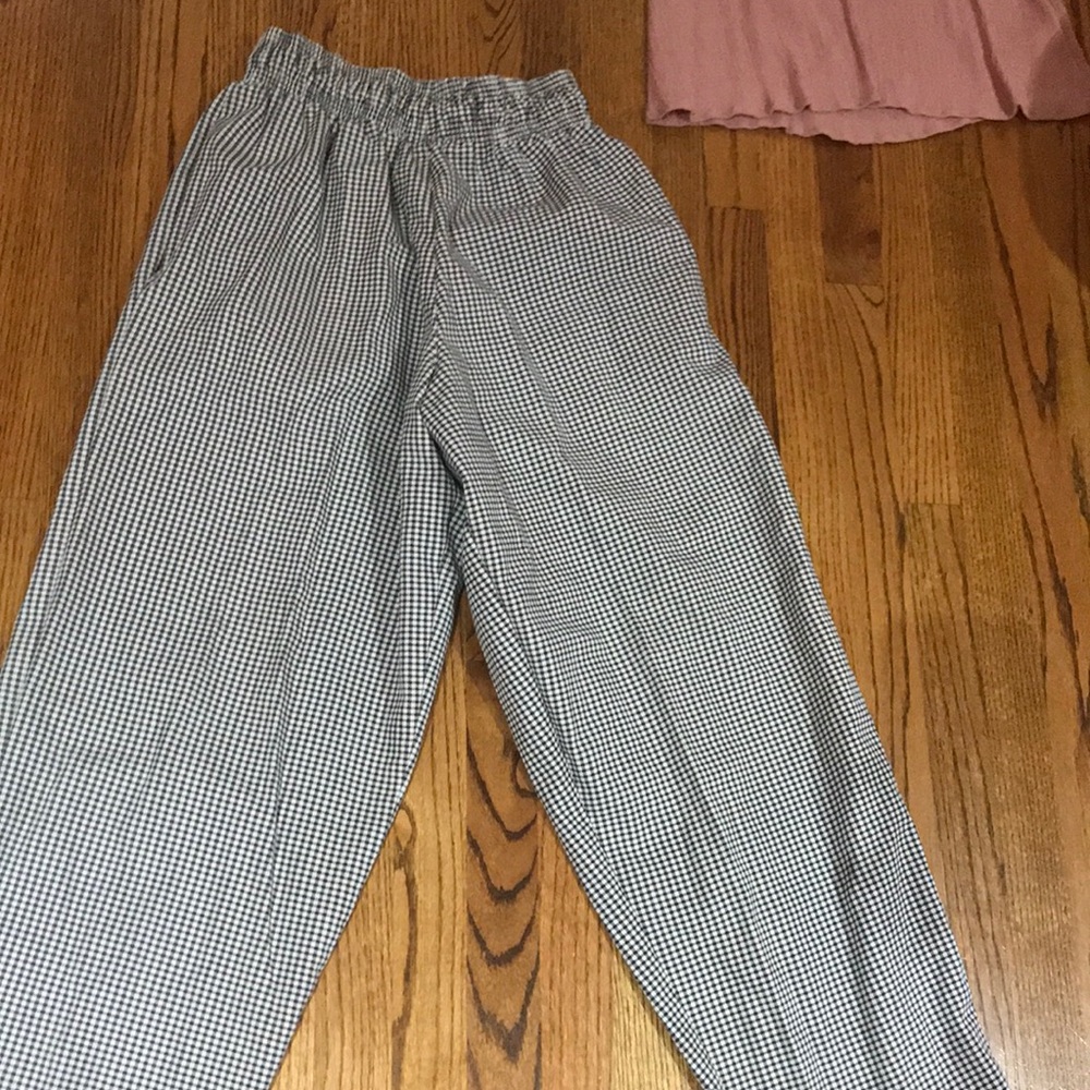 Black and white pants